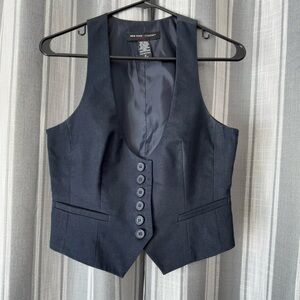 New York & Company Dark Blue Vest